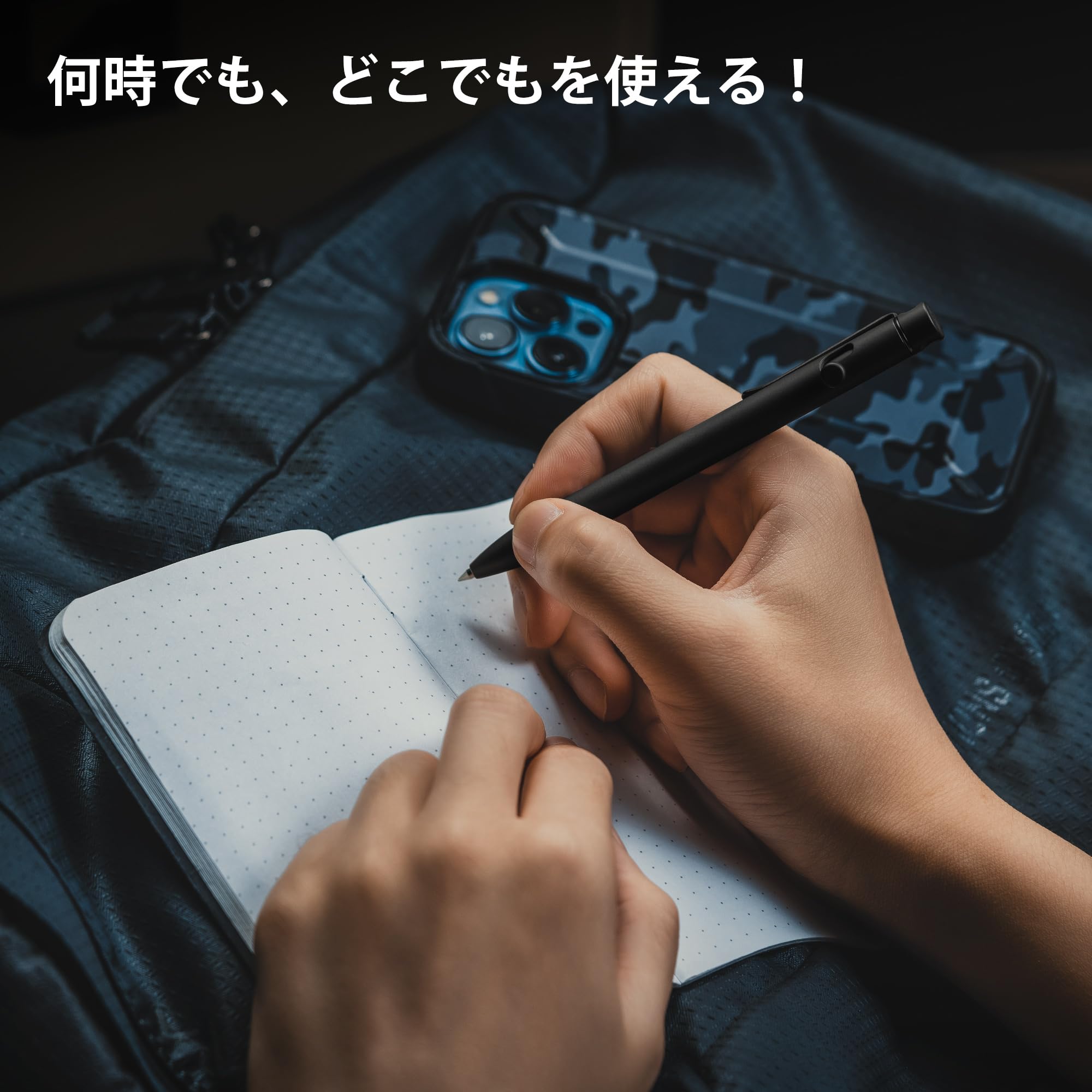 Amazon | KeyUnity 多機能ペン クリップ付き コンパクト KP01 BK 格納