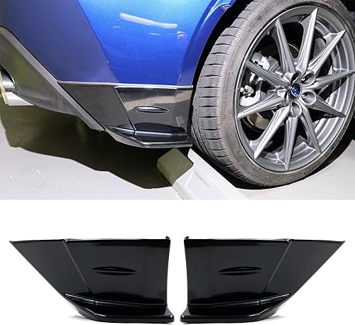 Miniatura 7 de FREEMOTOR802 Compatible con Subaru BRZ Coupe 2022-2025 con borde delantero de 2 puertas + protector de labios rojo EPDM + delantales traseros +