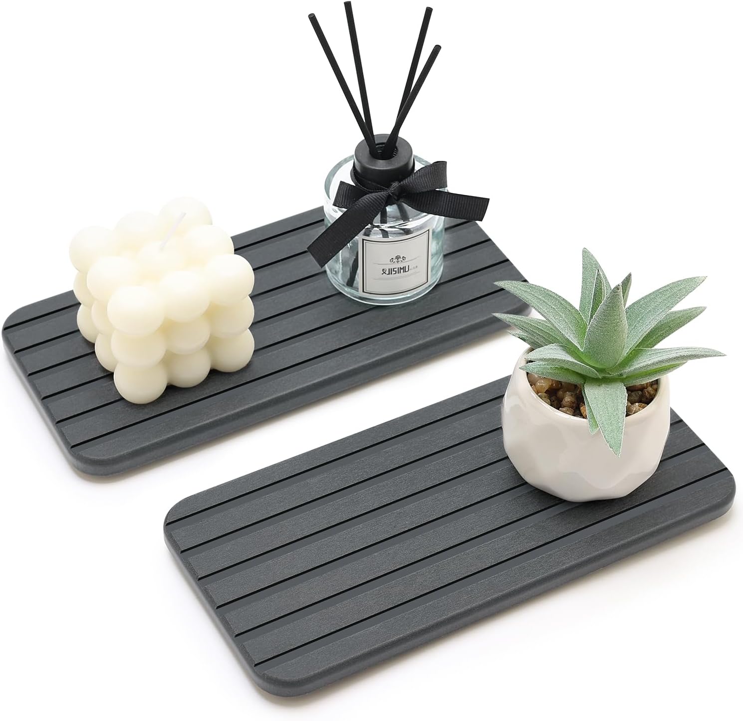 Diatomite Stone Sink Tray Drying Mat for Kitchen Soap Bathroom Counter Tray