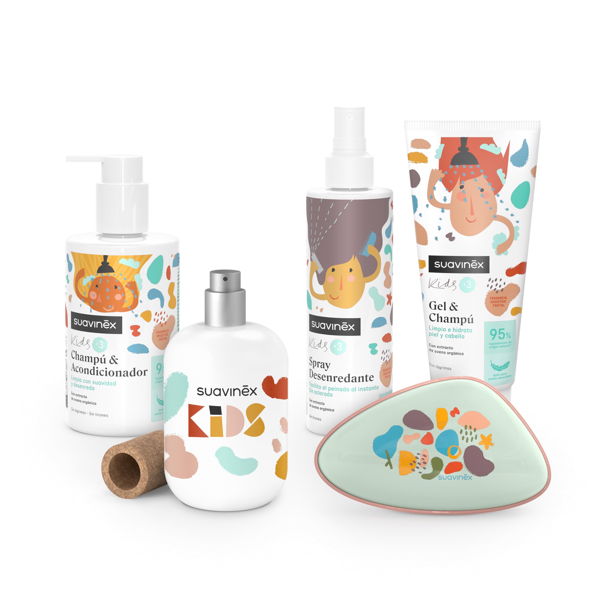 Suavinex, Colonia per Ragazzi e Ragazze Suavinex Kids, Acqua di Colonia per Bambini, da 3 a 10 Anni, Aroma Fruttato e Divertente, Dermatologicamente Testata, con Spray, 100 ml