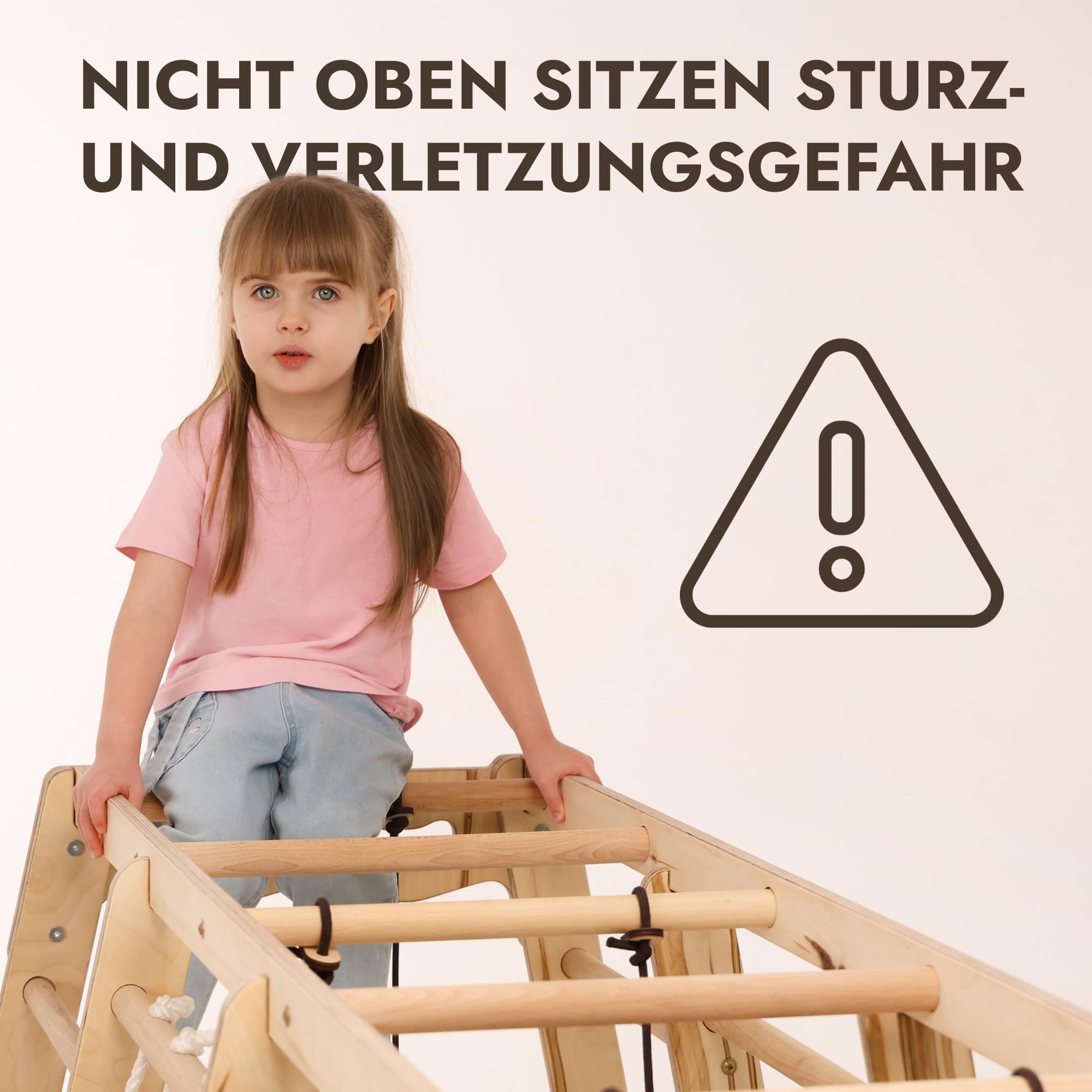 Goodevas Juego de escalada 9 en 1 para interiores para niños, juego de escalada Montessori con tobogán, columpio, pared de escalada, triángulo de escalada – parque de juegos para dormitorio infantil