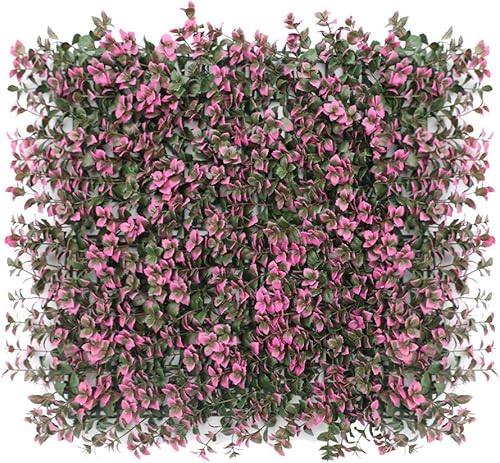 Miniatura 1 de Valla ECOOPTS, de hiedra artificial, 20 x 20 (50.8 x 50.8 cm), panel verde para decoración de exteriores o interiores, laurel, madera de boj, para