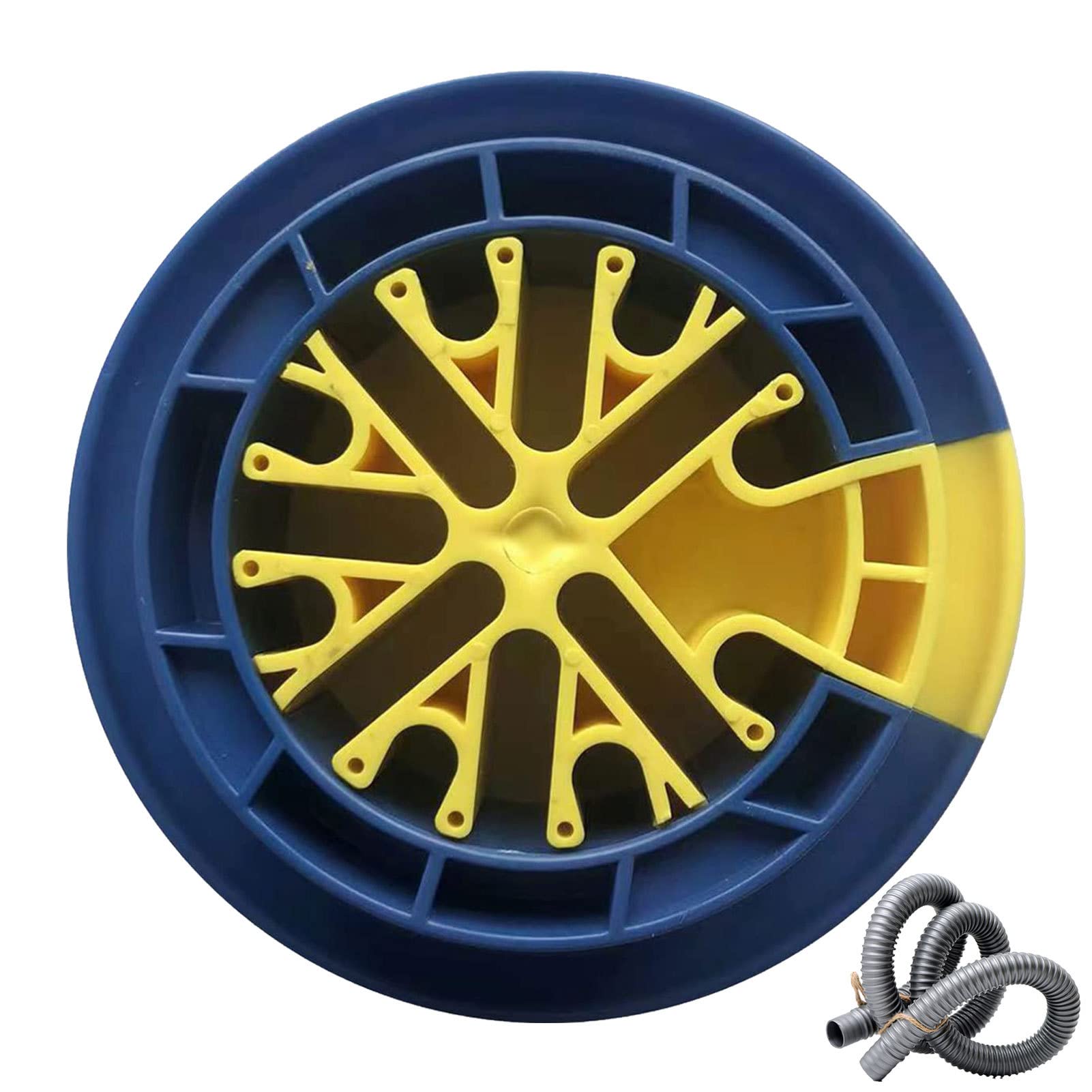 Jomewory Blue Yellow Wire Comb Tool,Practical Wire Comb - Cable Dresser, Bundler, Organizing Tool, Network Cable, Data Wire Comb, Perfect For Cable Management