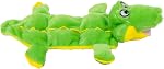 Outward Hound Squeaker Matz Plush Gator Dog Toy, XL