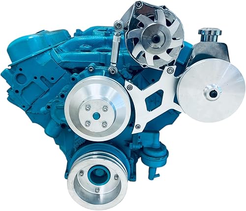 Miniatura 2 de Pontiac alternador y soporte de dirección asistida 350 400 455 Alt PS 1