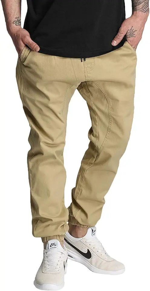 Southpole Men's Basic Stretch Twill Jogger Pants-Reg and Big & Tall Sizes