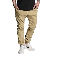 Southpole Men's Big And Tall Basic Stretch Twill Jogger Pants