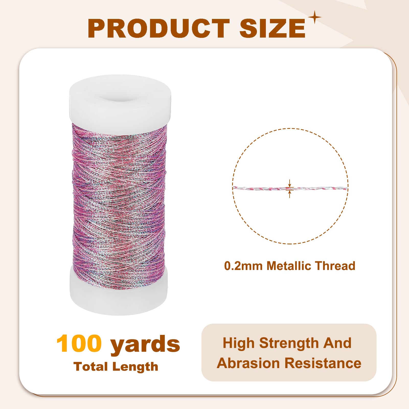 PATIKIL Metallic Thread - Image 2