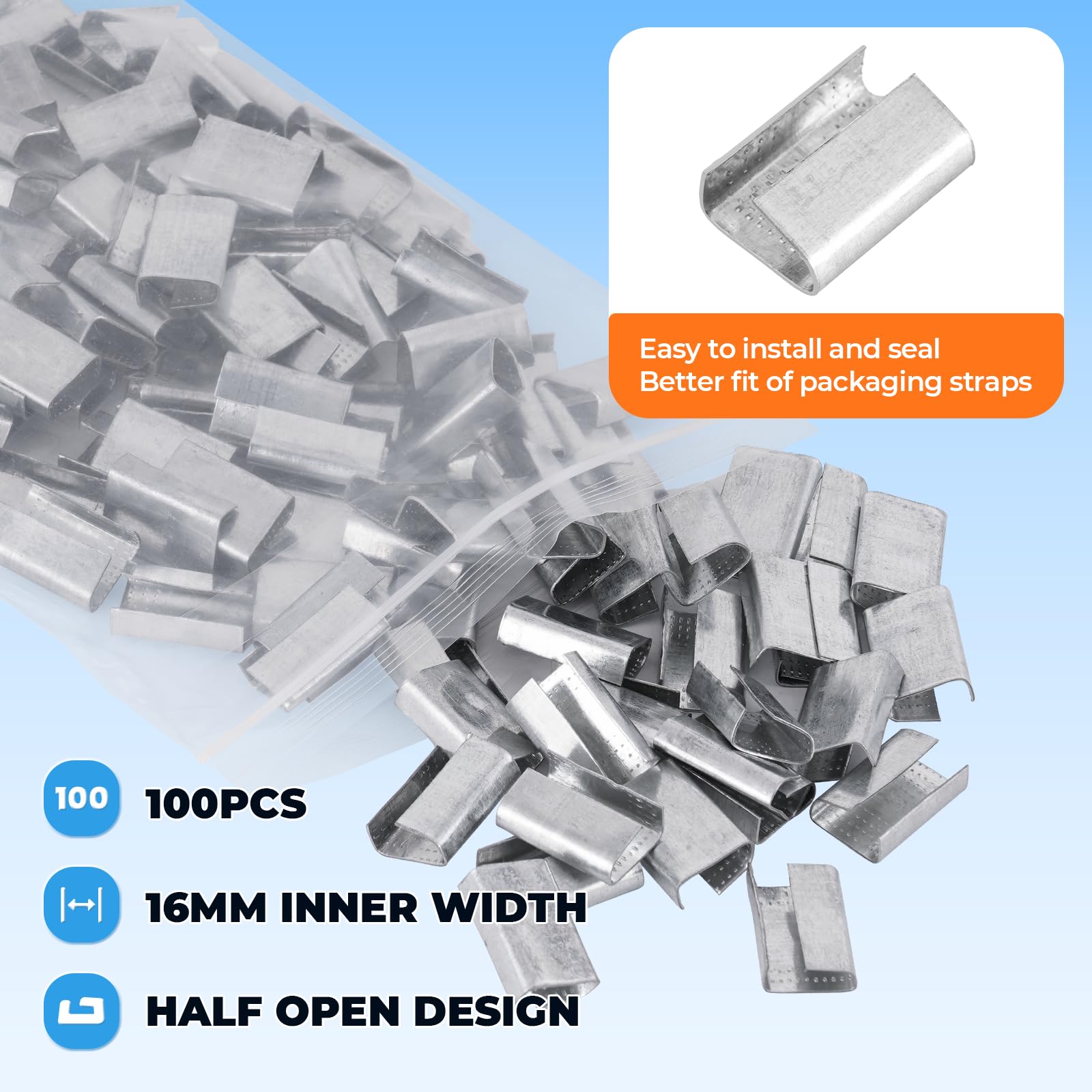 BAOSHISHAN Kit De Cerclage Manuel Avec 200M Feuillard PP - Outil Pour PET/PP 13-19mm