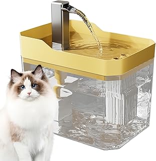 Katzen Trinkbrunnen | Leiser Trinkbrunnen Für Haustiere - Auslaufsicherer Trinknapf Für Hunde Und Katzen Im Haus Und Draußen