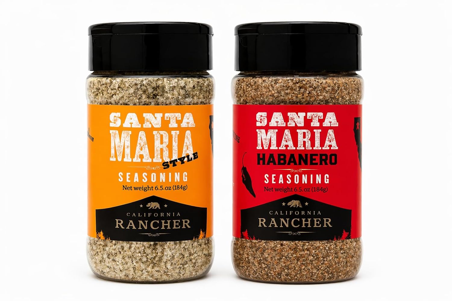 Original Santa Maria BBQ Seasoning and Habanero Santa Maria Seasoning