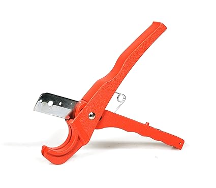Pexflow R1653 PEX Tubing Cutter Tool - Scissor Shear Cutter Tool Fits 3/8 Inch to 1 Inch, Spring-Loaded Handle, Stainless Steel Blade, Lock Hook & Convenient Carrying Case