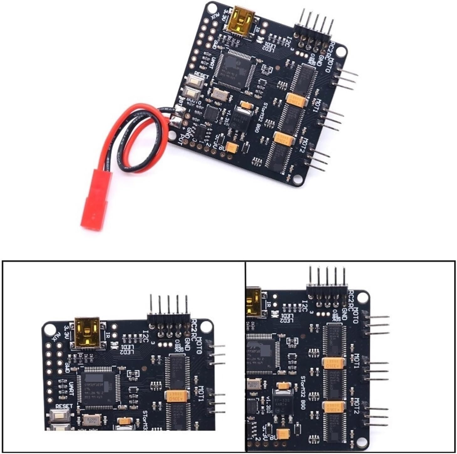Storm32 BGC 32Bit 3-Axis Brushless Gimbal Controller V1.32 DRV8313 Motor Driver