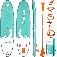 Vista 11 de FBSPORT 11' Premium Stand Up Paddle Board, Yoga Board with SUP Accessories & Carry Bag Wide Stance, Surf Control, Non-Slip Deck, Leash, Paddle and
