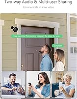 Vista 7 de 2.5K Wireless Home Security Camera Outdoor/Indoor Magnetic, 2.4Ghz WiFi Outside Battery Powered, AI Motion Detection, Color Night Vision, 2-Way