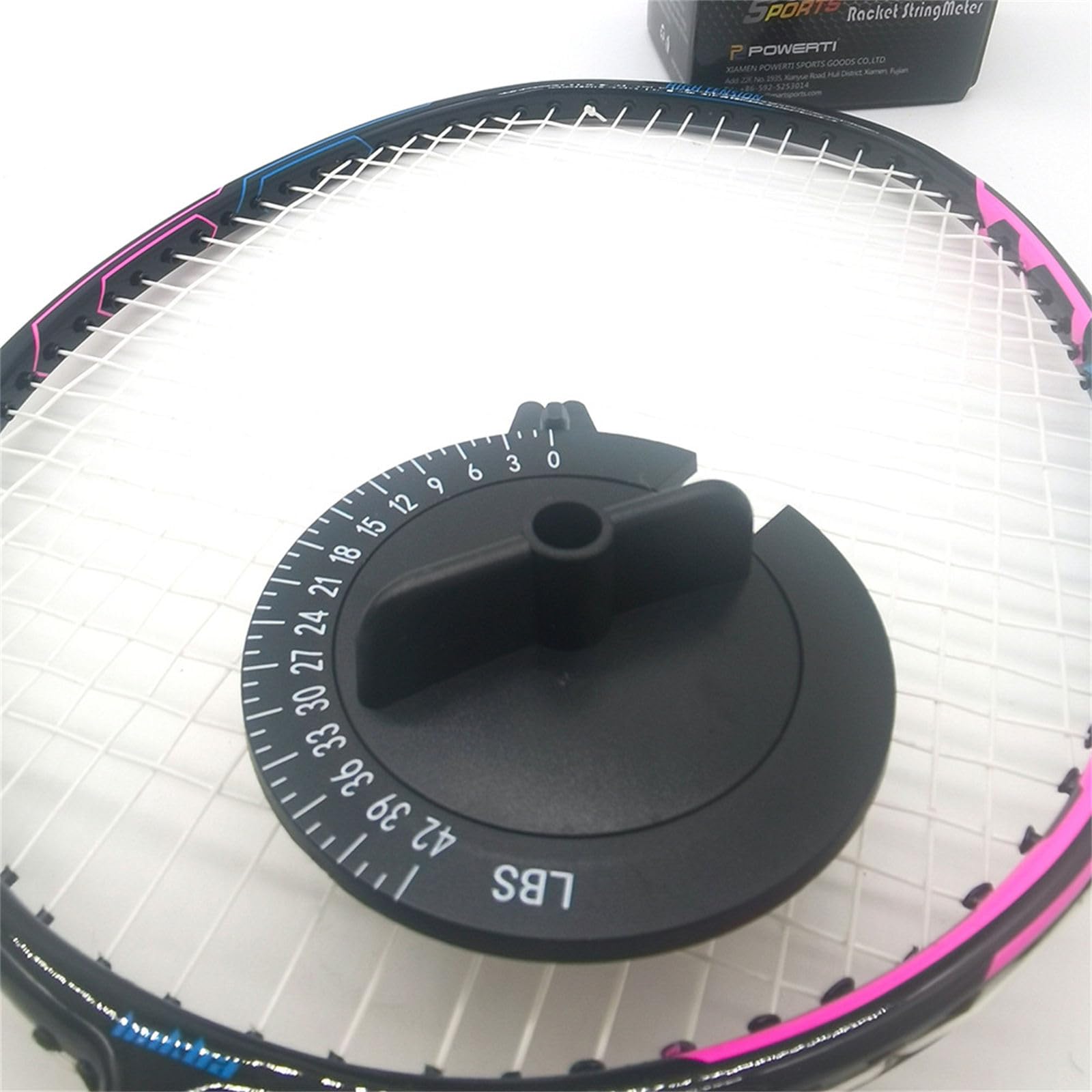 Jauge de Pression de Corde Portable, Compteur de Raquette de Badminton, Machines-Outils, calibrateur de Tension pour calibrateur de Tension de Cordage