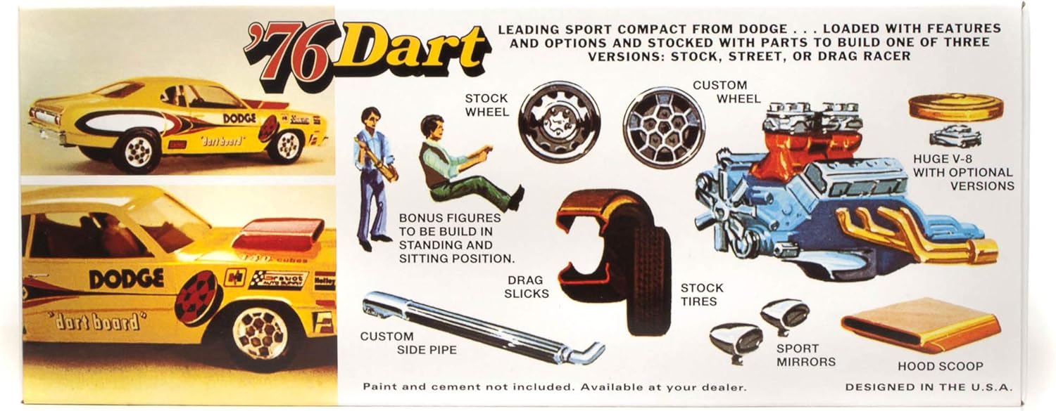 MPC 1976 Dodge Dart Sport 1/25 Scale Model Kit (MPC925)