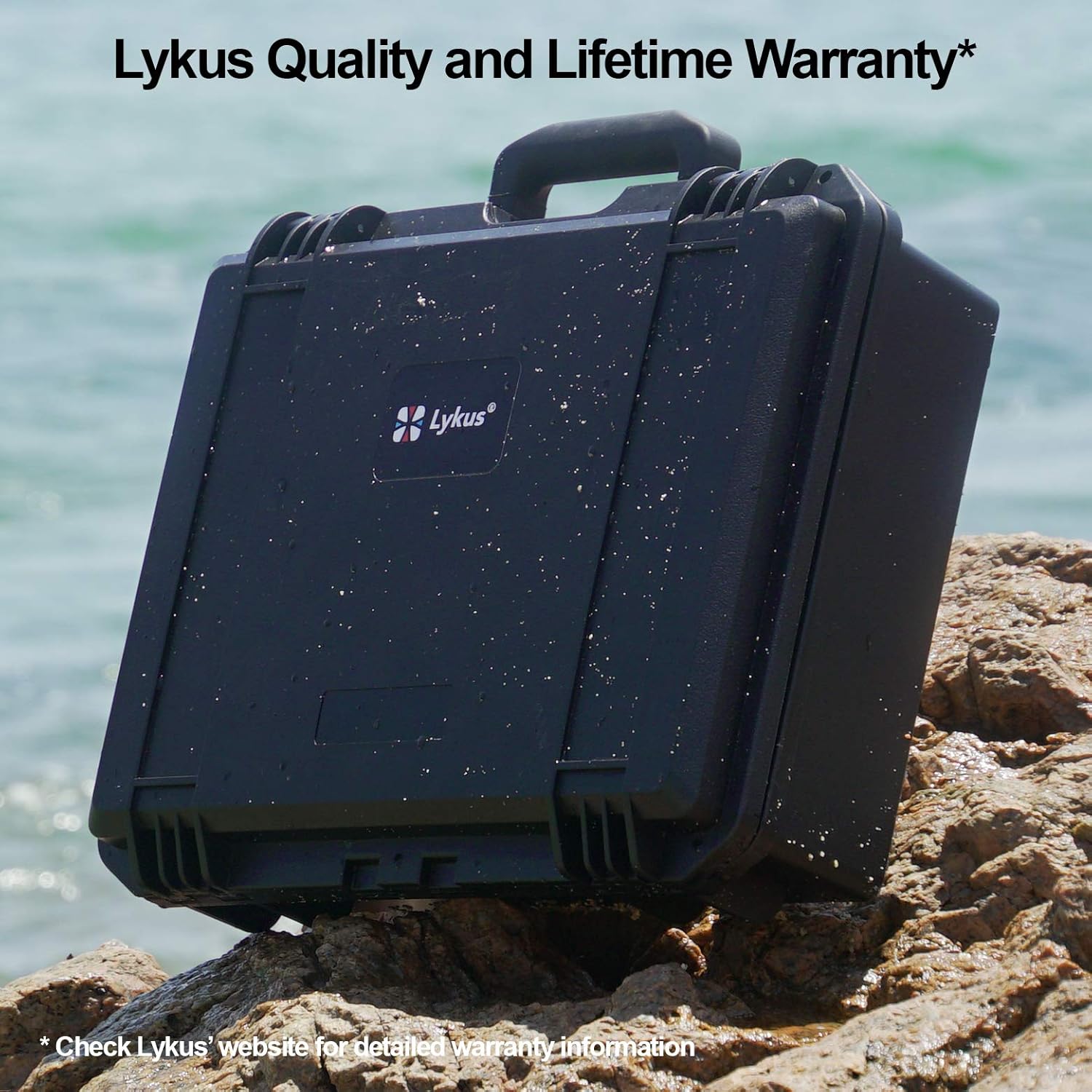 🔥 Hot Deals Lykus HC-3010 Waterproof Hard Case with Customizable Foam Insert, Interior Size 11.81x7.87x4.72 in, Suitable for Pistol, Small Drone, Camcorder, Action Camera, and Others