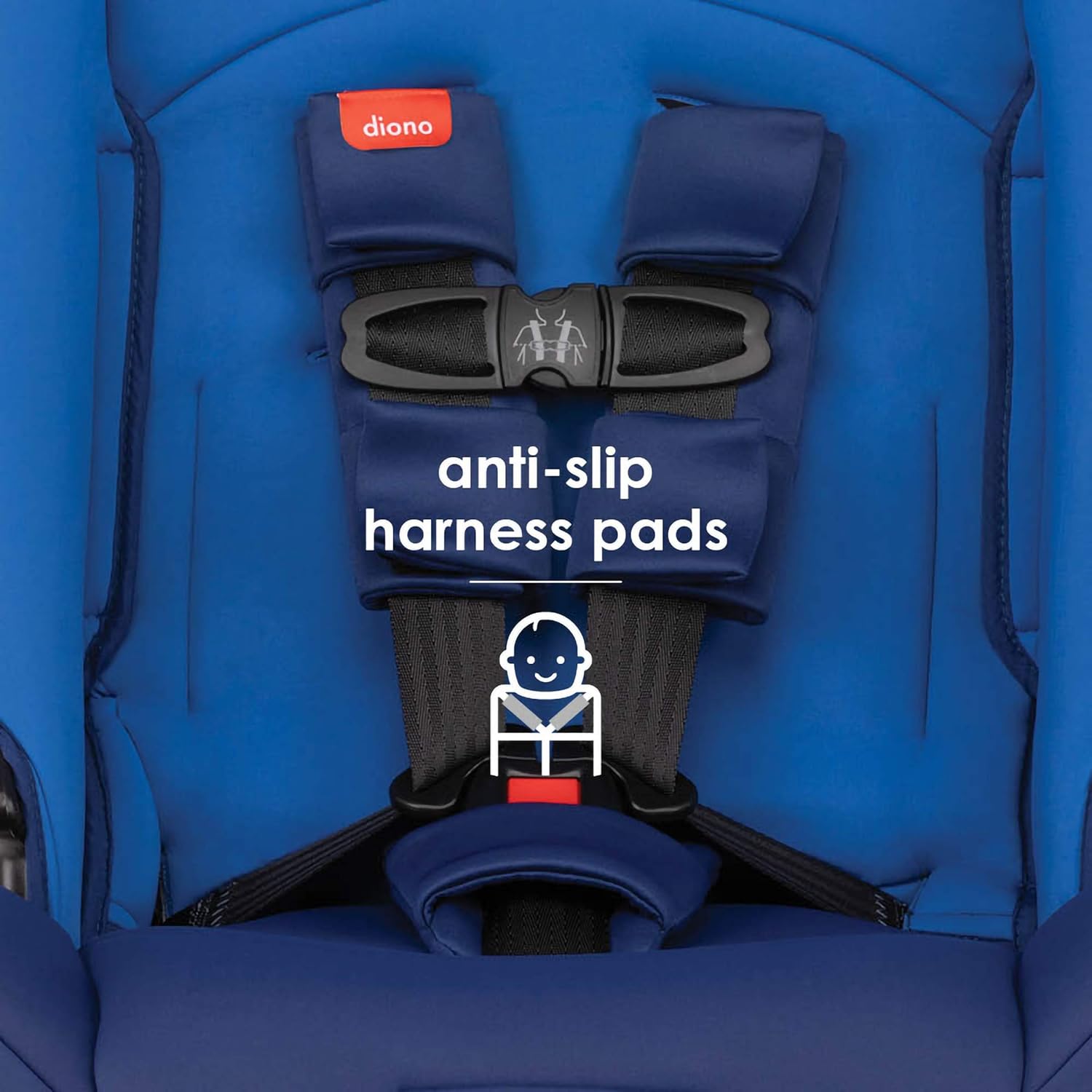 3 across high back booster