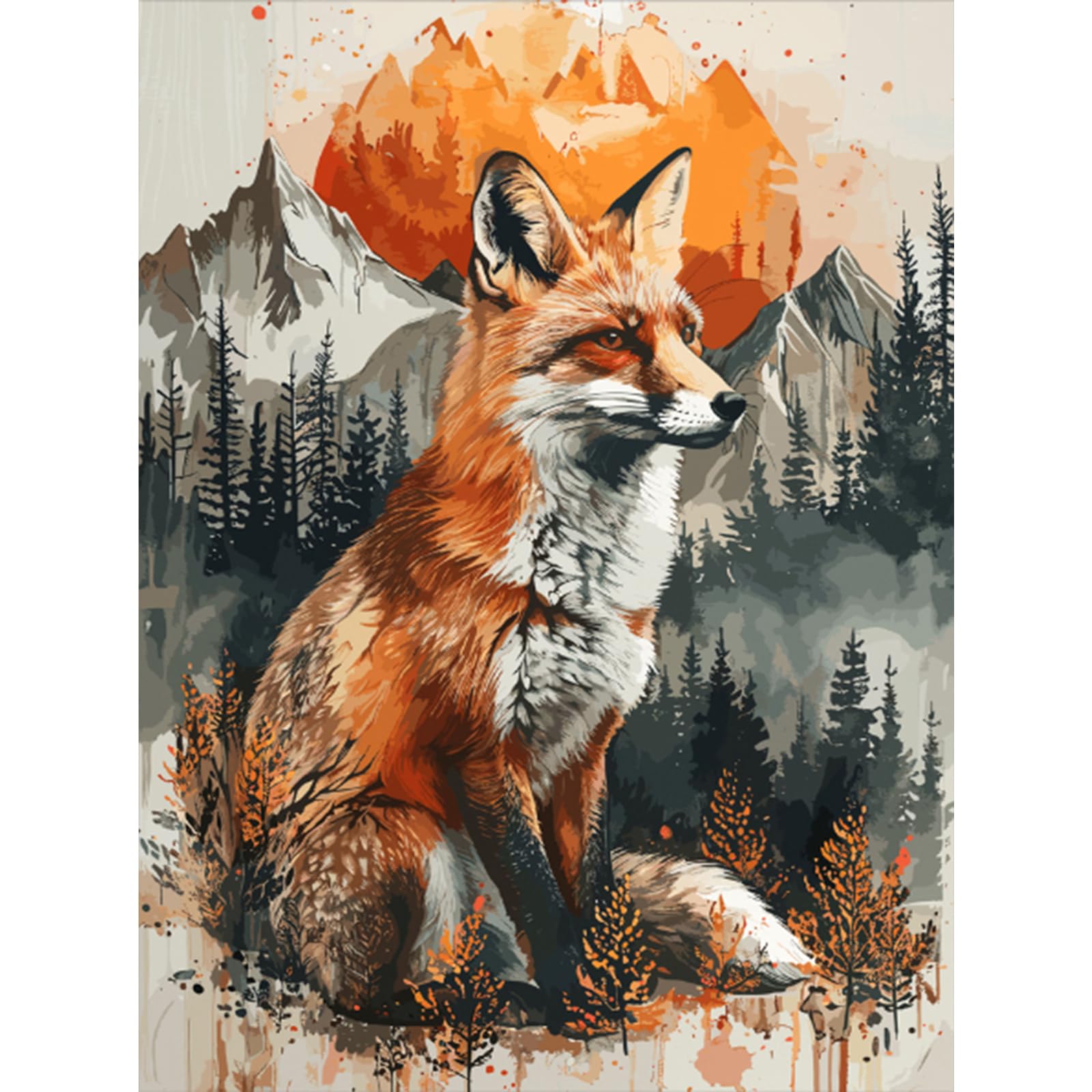 RICUVED Leeuw Diamond Art Kits, 5D Dieren Diamant Schilderij Kits voor Volwassenen, Volledige Boor Diamant Schilderij Kits voor Beginners Kristallen Foto Art voor Woondecoratie 30x30 cm