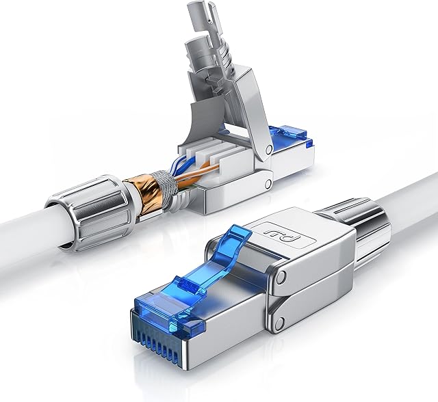 Primewire  15m CAT 8 Ethernet Cable  8.1 Standard Class 1 - Cat 8 Gigabit Lan Network cable RJ45-40000 Mbit s  S FTP PIMF Shielding - High Speed Ethernet Cable  Switch Router Modem