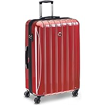 Helium Aero Hardside Expandable Luggage with Spinner Wheels, Brick Red, Checked-Large 28 Inch