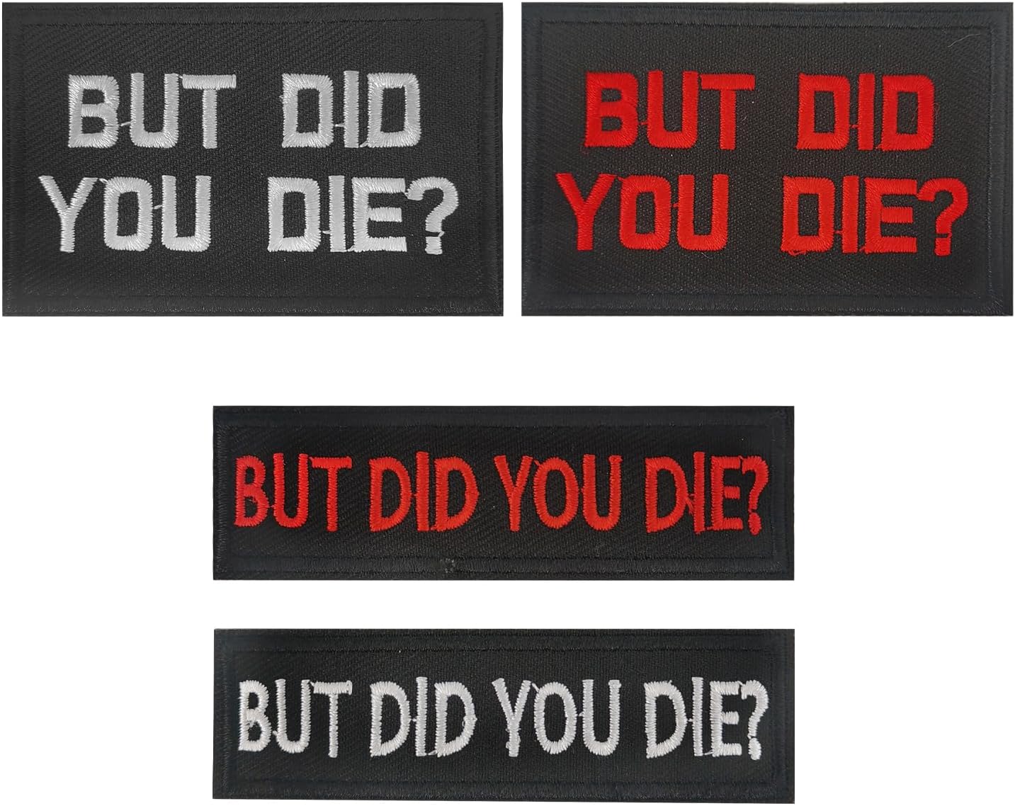 50 Pieces Random Tactical Morale Patches Bundle, Full Embroidery Hook and Loop Patches Set for Caps, Backpacks, Bags, Vest, Military Uniforms,Tactical Gears Etc
