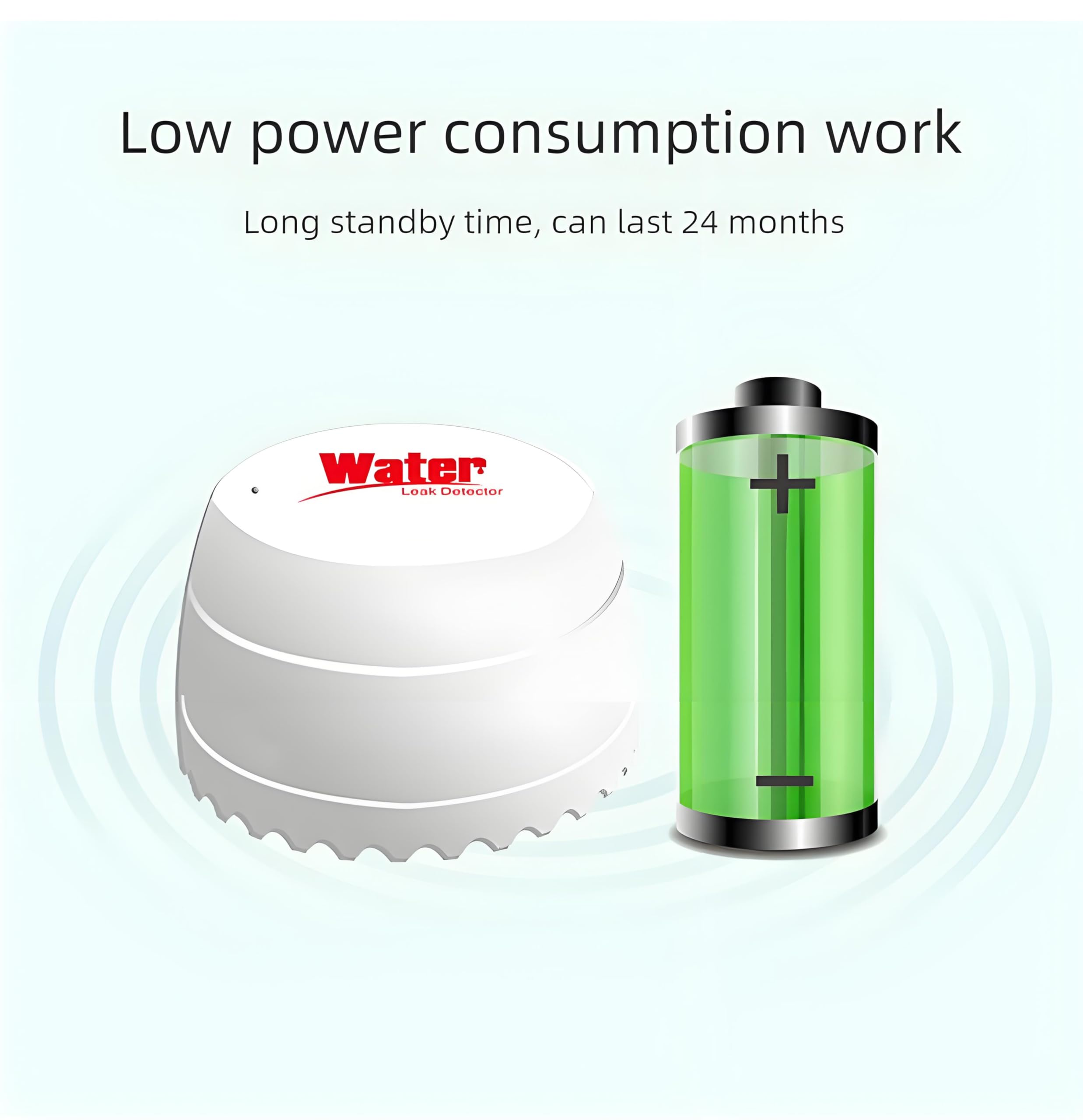 4 Pack Sensor WiFi de Alarma Fuga Agua 100dB con Alertas App Detector Inundación Grado Comercial para Equipo Piscina de Hotel Centro Datos