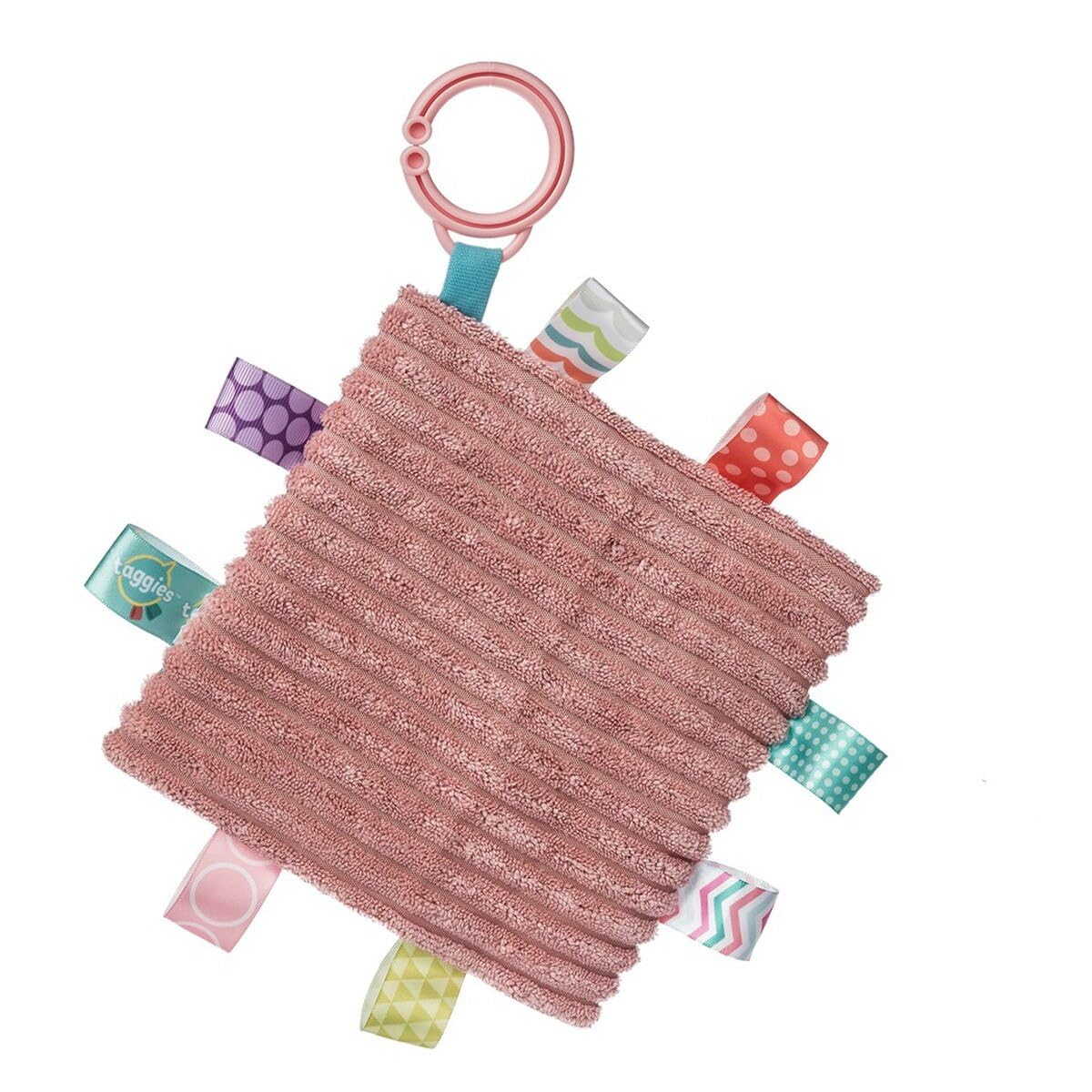 Taggies Crinkle Me Toy with Baby Paper & Squeaker with Sensory Tags, 6 x 6-inches, Tippy Turtle image 3
