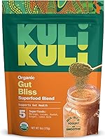 Vista 12 de Kuli Kuli Green Power [6 onzas] - Polvo Super Greens - Mezcla de moringa, pasto de trigo, brócoli y cebada densa en nutrientes, polvo