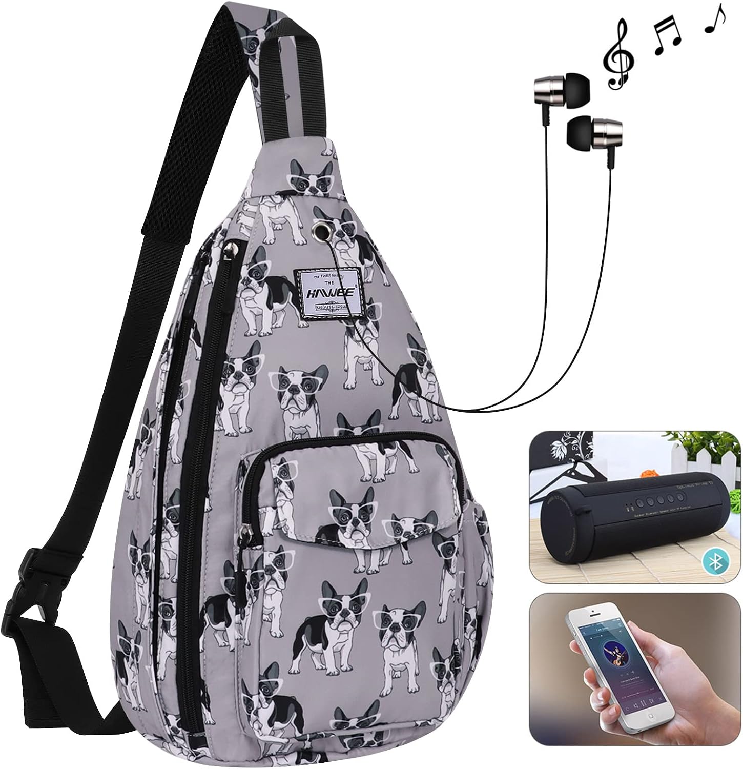 Backpack Sling for Women Anti-Water Crossbody Bag Inclined Adjustable Pack | Casual, Adjustable Strap, Water Repellent, for Travel/Sport