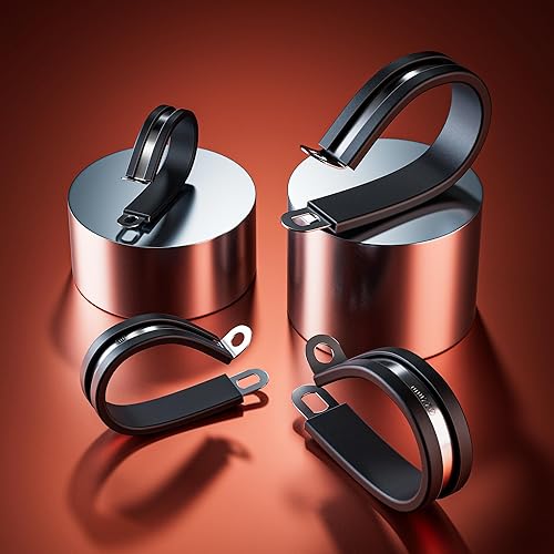 Miniatura 8 de AKIHISA Kit surtido de 56 abrazaderas para cables, 7 tamaños de 14 pulgadas, 516 pulgadas, 38 pulgadas, 12 pulgadas, 58 pulgadas, 34 pulgadas, 1