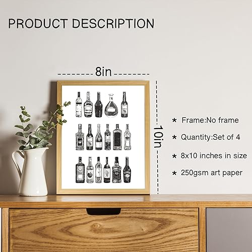 Miniatura 2 de NaZaUK Funky Retro Y2K Lucky 8 - Arte de pared de bolas de cerezo, pósteres de arte de pared blanco y negro, impresiones estéticas de moda,