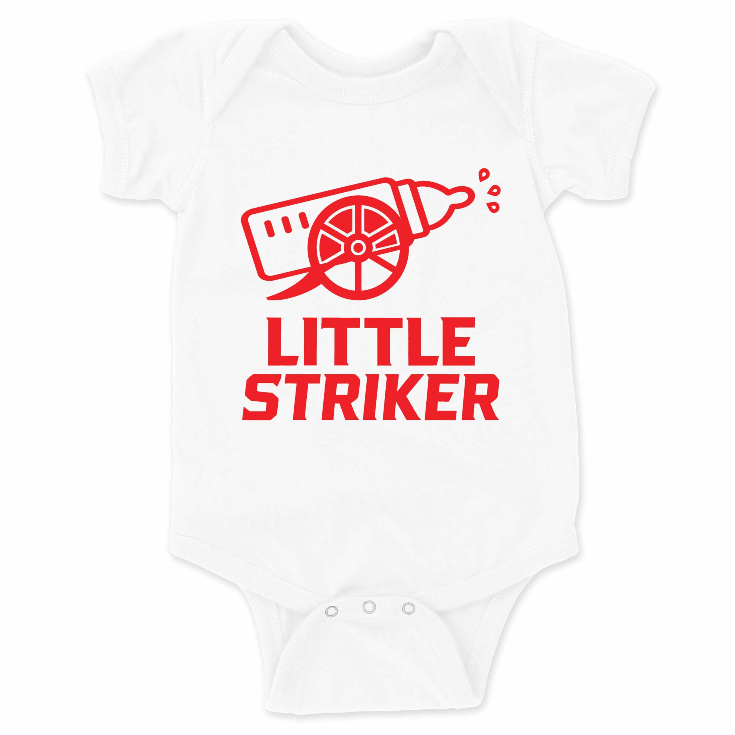 Born To Love Football Just Like Daddy Kids T Shirt Baby Vest Little Striker Football Supporter Matchday Tee Boys Girls Top Babyvest - White 0-3 Month Style 2