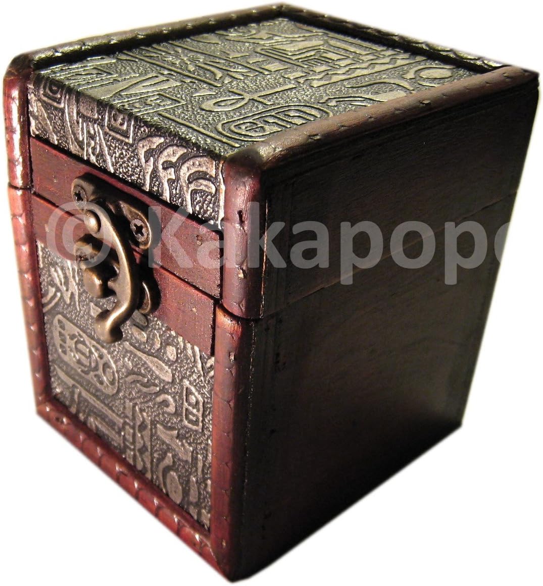 S01-EG Wooden Single Deck Box Ancient Egypt Case for Deck Protector Storage Trading Cards TCG Ultra Pro Sleeve MTG Magic The Gathering Pokemon YGO Yugioh Wow Vanguard Lord of The Rings Star Wars EDH