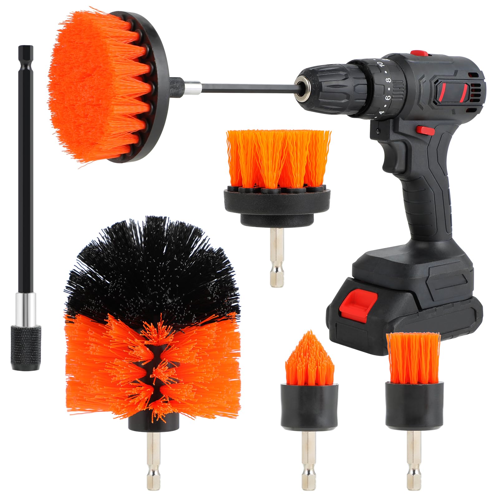 Set 15 Spazzole Per Trapano - Pulizia Professionale Per Casa, Cucina, Bagno E Auto - Foto 9