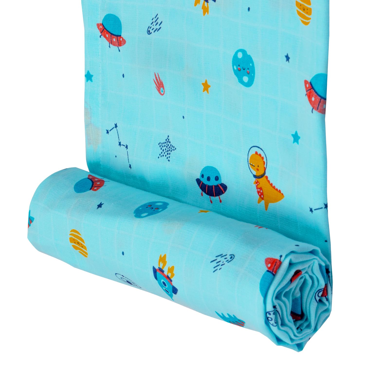 VAYA LY'L-Sun 100% Cotton Baby Swaddle Blanket – Ultra-Soft & Breathable Swaddle Wrap for Newborns, Lightweight Receivin