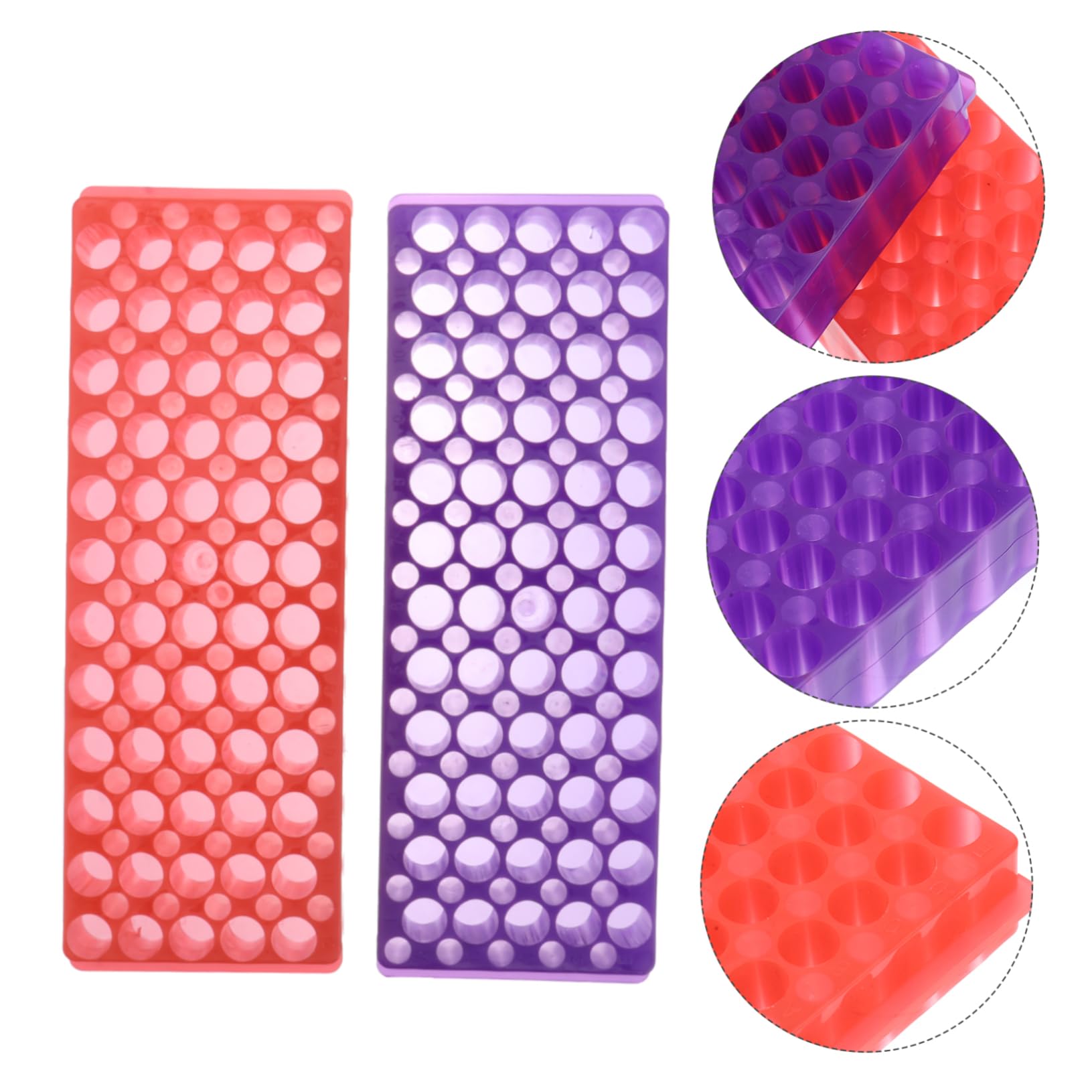 Healvian 2pièces Support De Tube à Centrifuger Rack Pour Tubes Accessoire De Modèle Renforcé