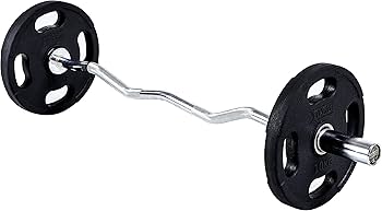 Amazon | FitElite(フィットエリート) オリンピックバーベル133KG