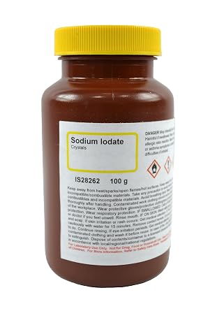 Innovating Science - Sodium Iodate Crystals 100g - Versatile Oxidizing Agent for Scientific, Industrial, and Research Applications