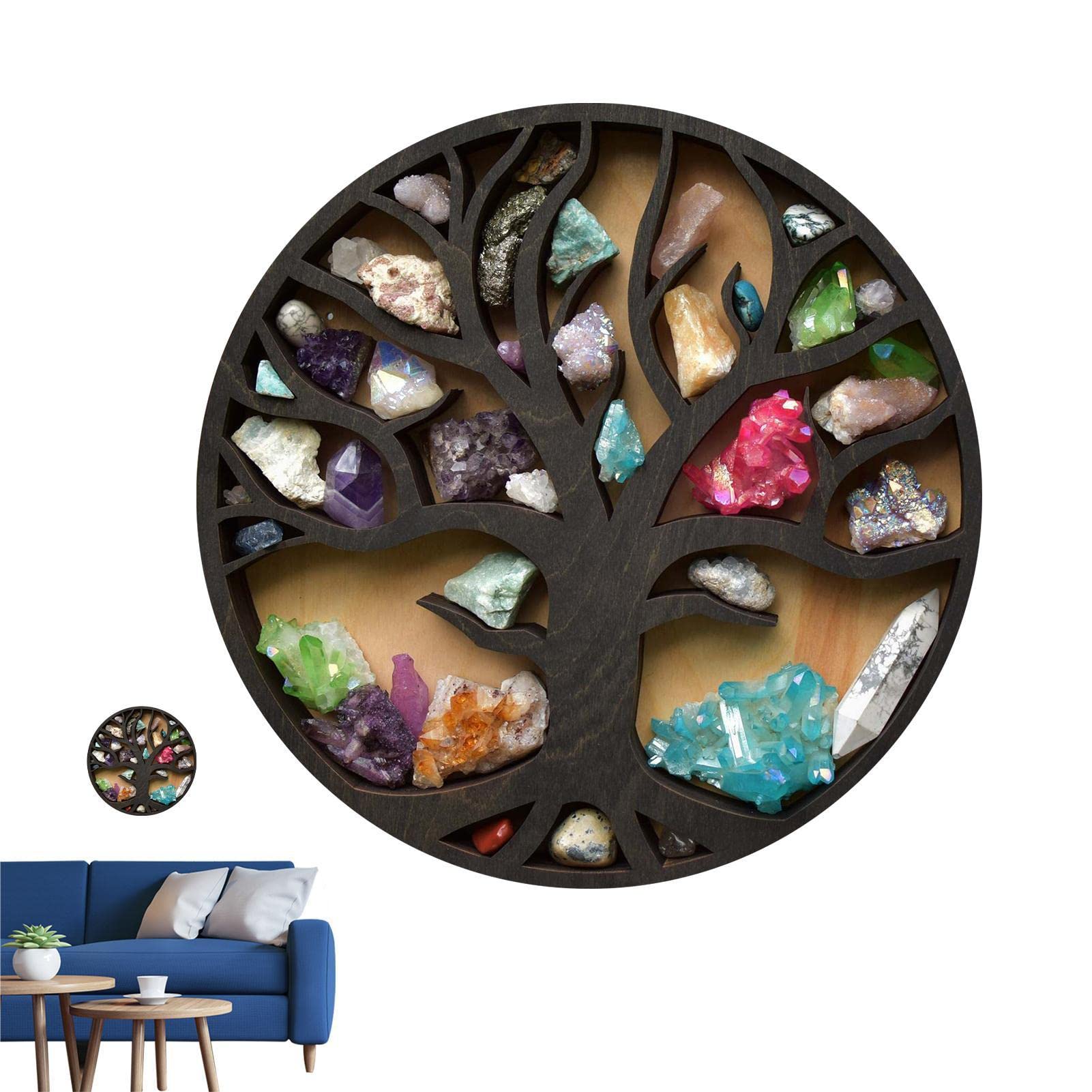 Houten Levensboom Amulet - voor op de Muur