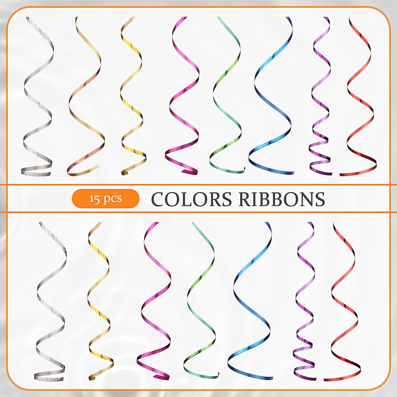 Shappy 15 Rolls Curling Ribbon 1/5" Wide x 11 Yards Total 165 Yards Balloon String Curly Shiny Metallic Roll Assorted Colors for Art Craft Gift Wrapping Florist Wedding Festival Decor(Bright Color) - Image 3