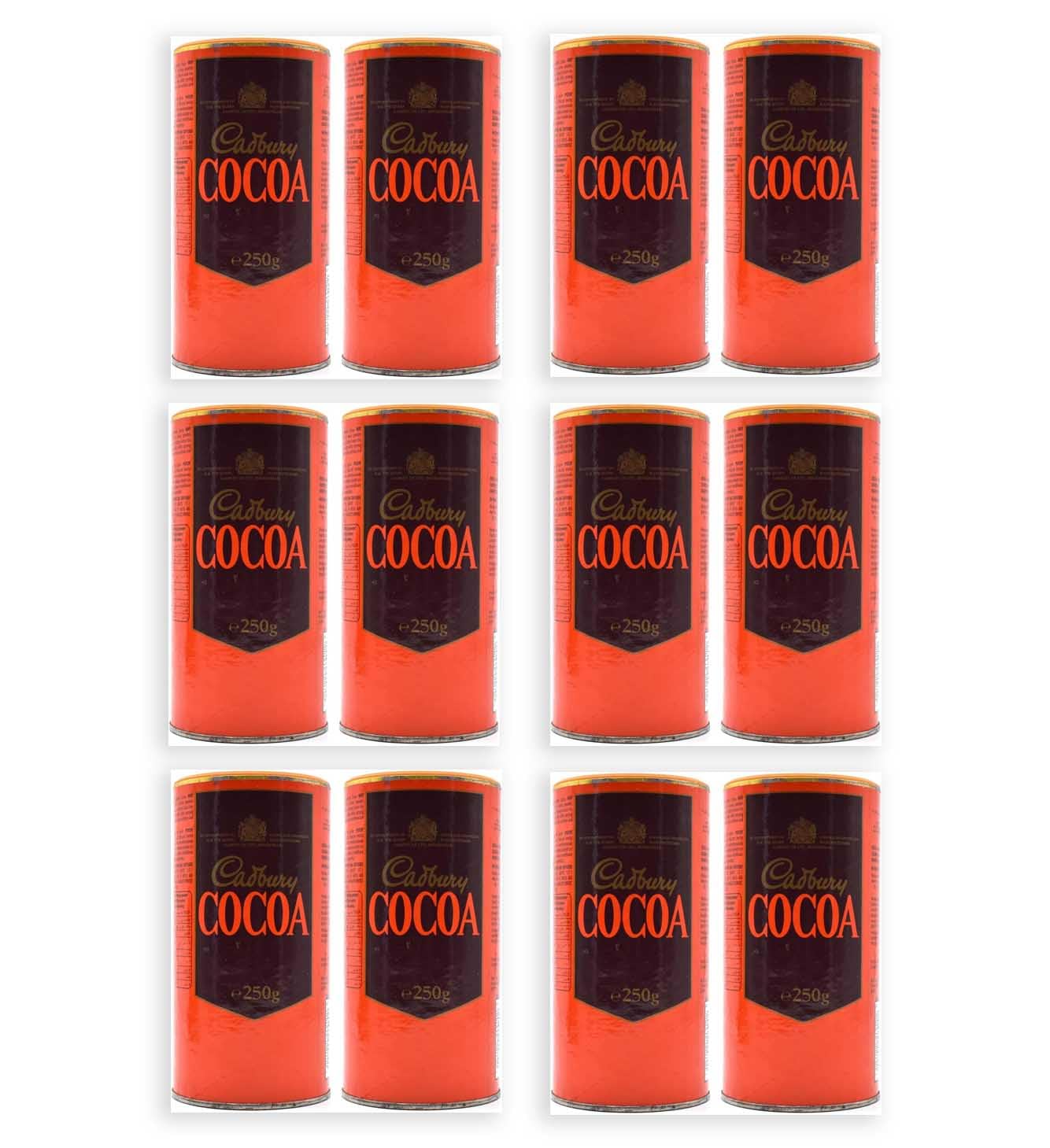 CadburyCocoa Powder, 250 g x 12