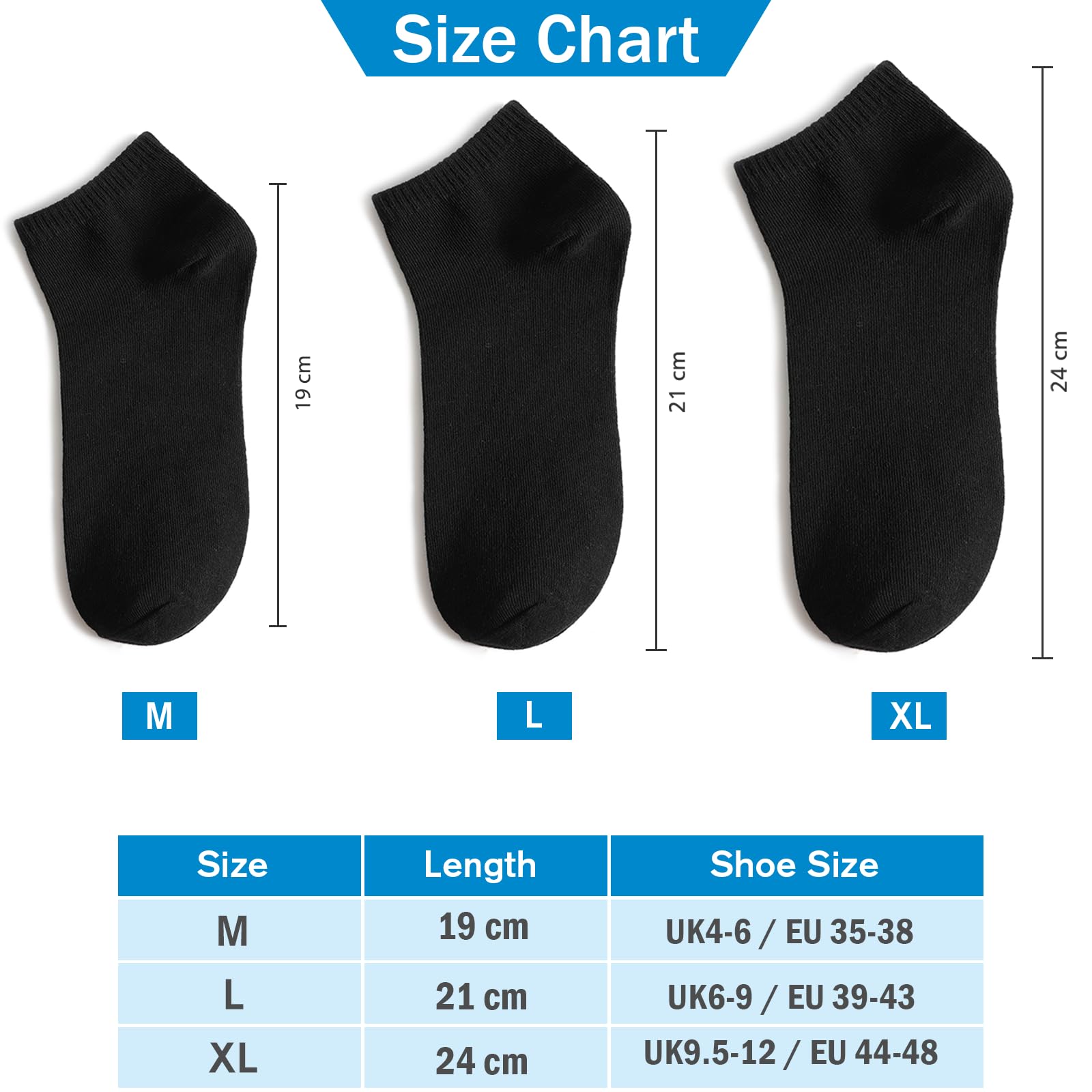 MOCOCITO Calzini Uomo Corti, Fantasmini Uomo Donna per Mocassino, Calze Corte in Cotone Sportivo Calzini Corti Invisibili Cotone Sportivi