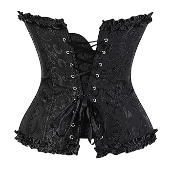 Amazon.com: Glabeko Black Corset Top for Women Plus Size