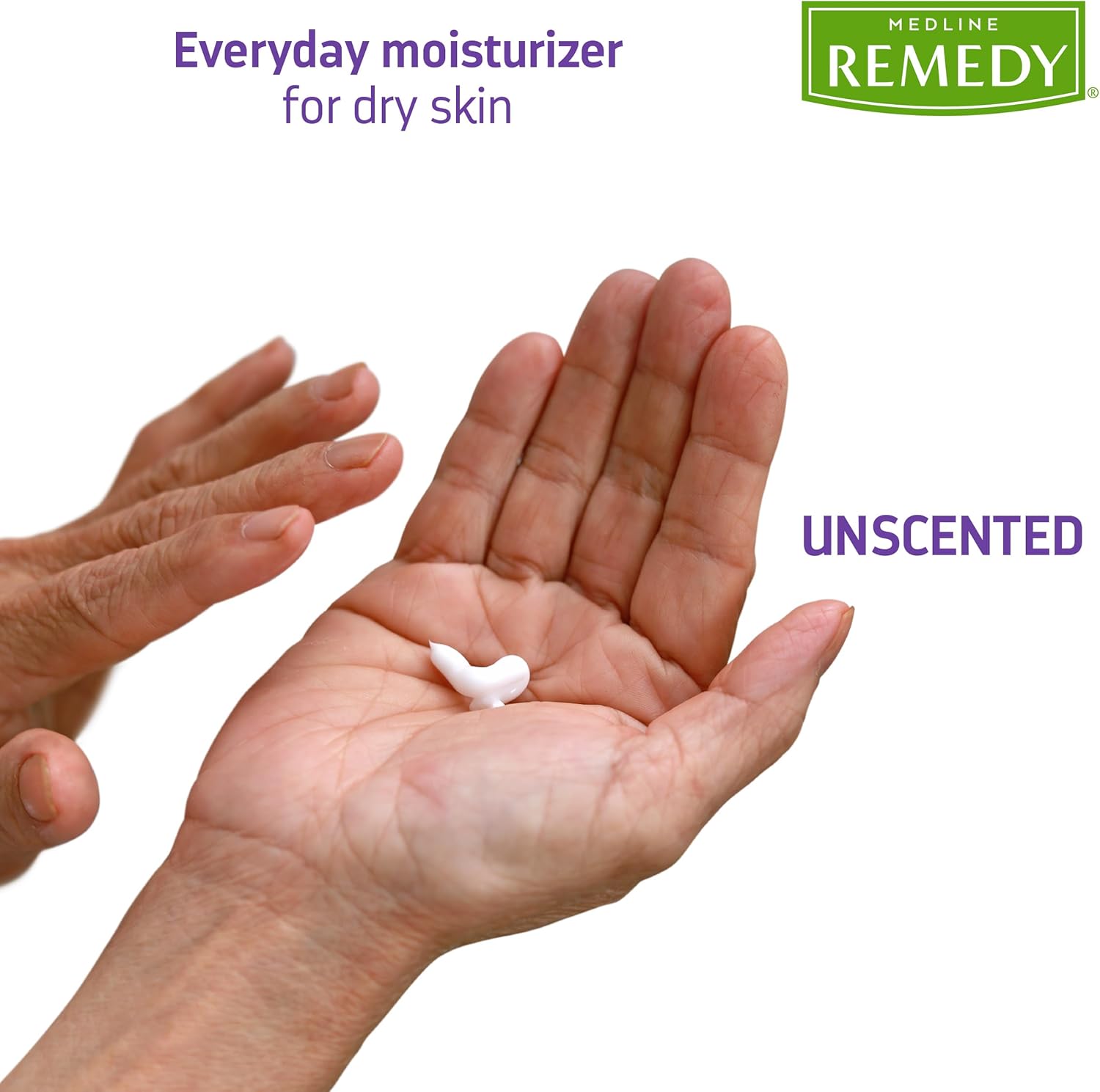 Medline Remedy Essential Moisturizing Body Lotion (8 oz Bottle), 36 Count, Unscented, Hydrating, Soothing For Dry Skin, Smooths & Softens, Non-Greasy, Hypoallergenic, Men, Women, Elderly - Image 3