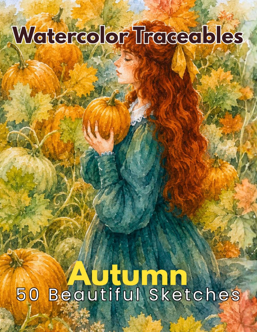 Watercolor Traceables: Autumn - 50 Beautiful Sketches