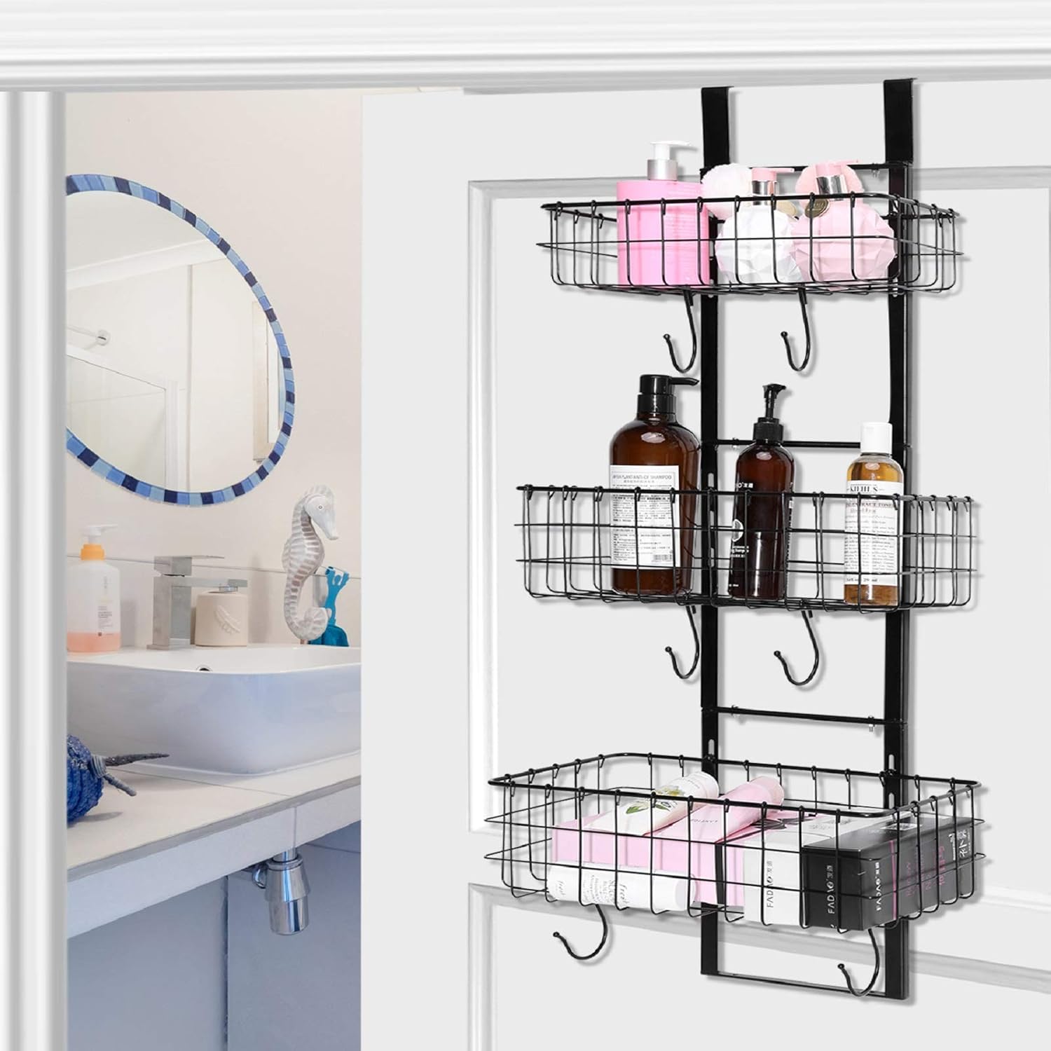 Buy Detachable 3 Basket Over The Door Organizer