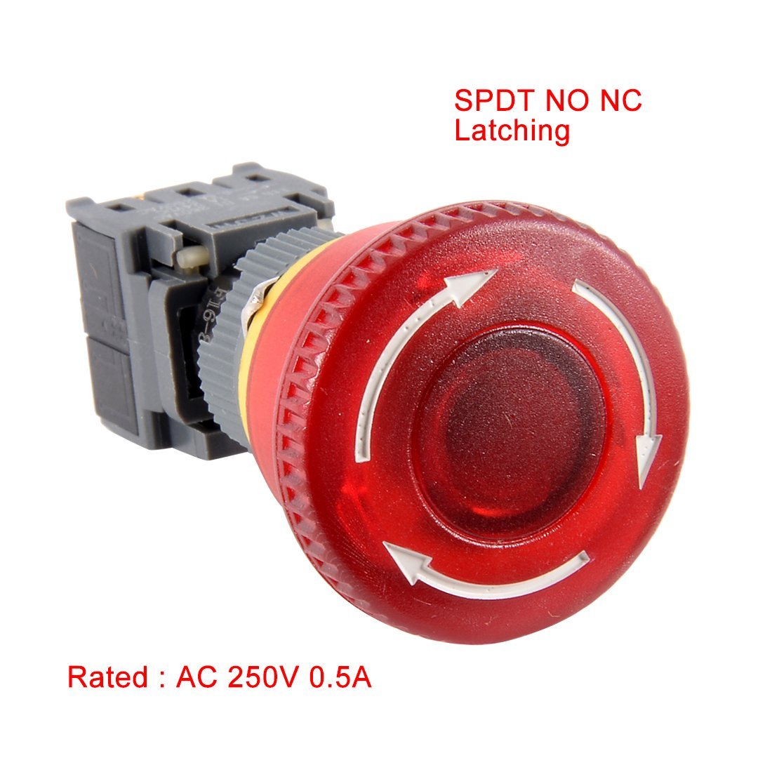 5 Pezzi 1NO 7mm Mini Interruttore A Pulsante ROSSO PB05A 2 Pin - Foto 6