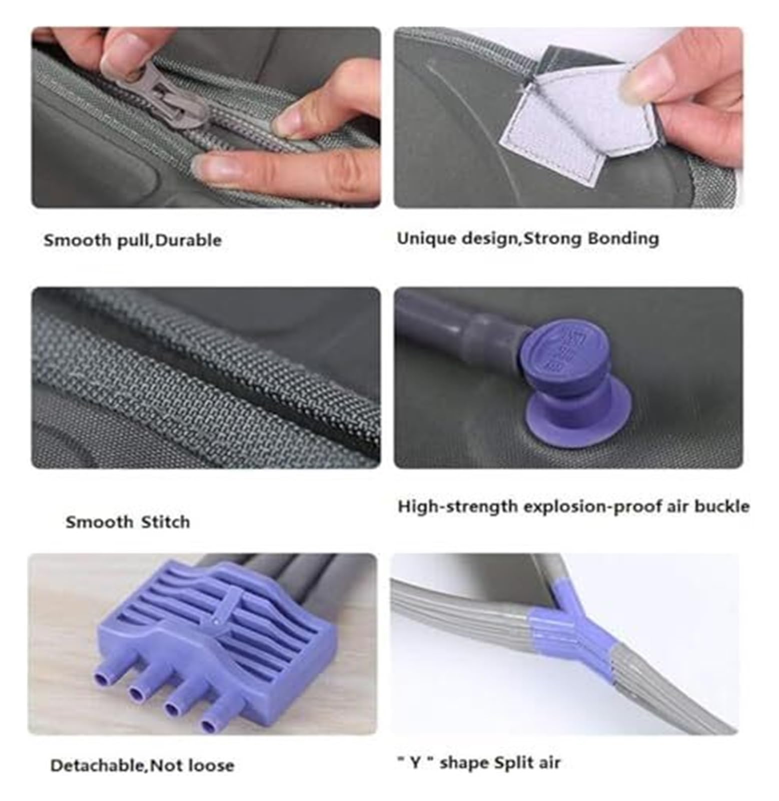 Massajeador de Piernas con Compresión de Aire Profesional - 4 Zonas Ajustable + Temporizador | Alivia Hinchazón, Piernas Cansadas y Calambres | Portátil para Viajes, Oficina y Deportes